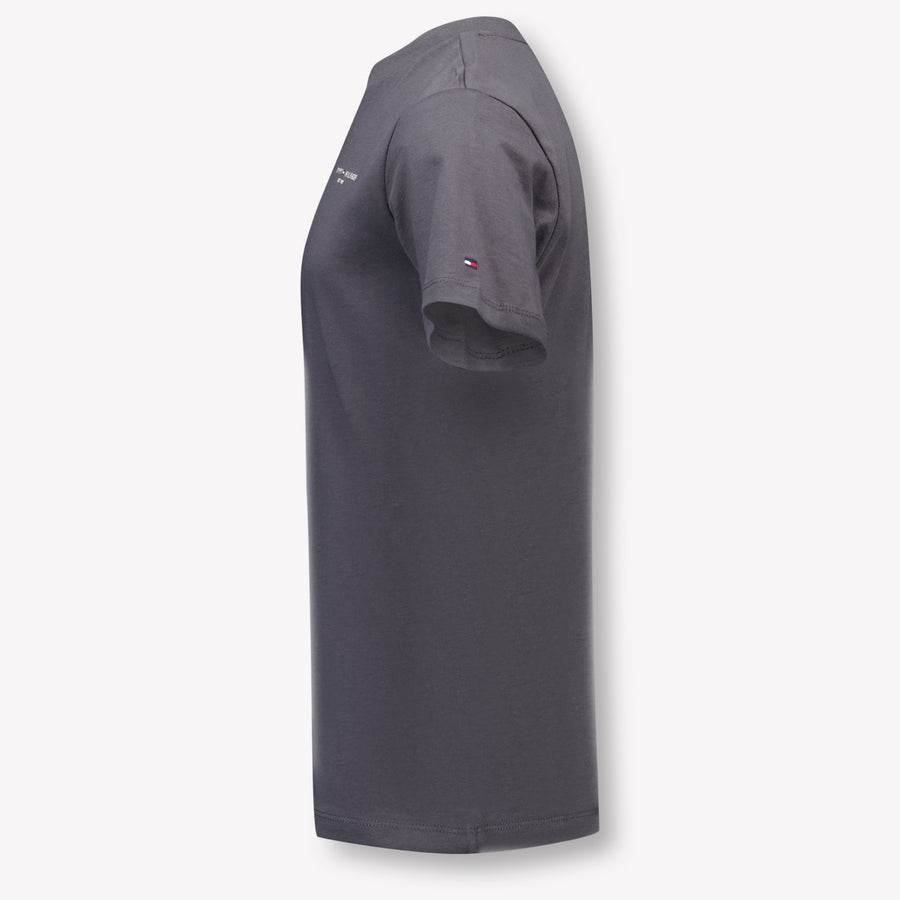 Tommy Hilfiger Ragazzo Unisex Maglietta dentro Nero