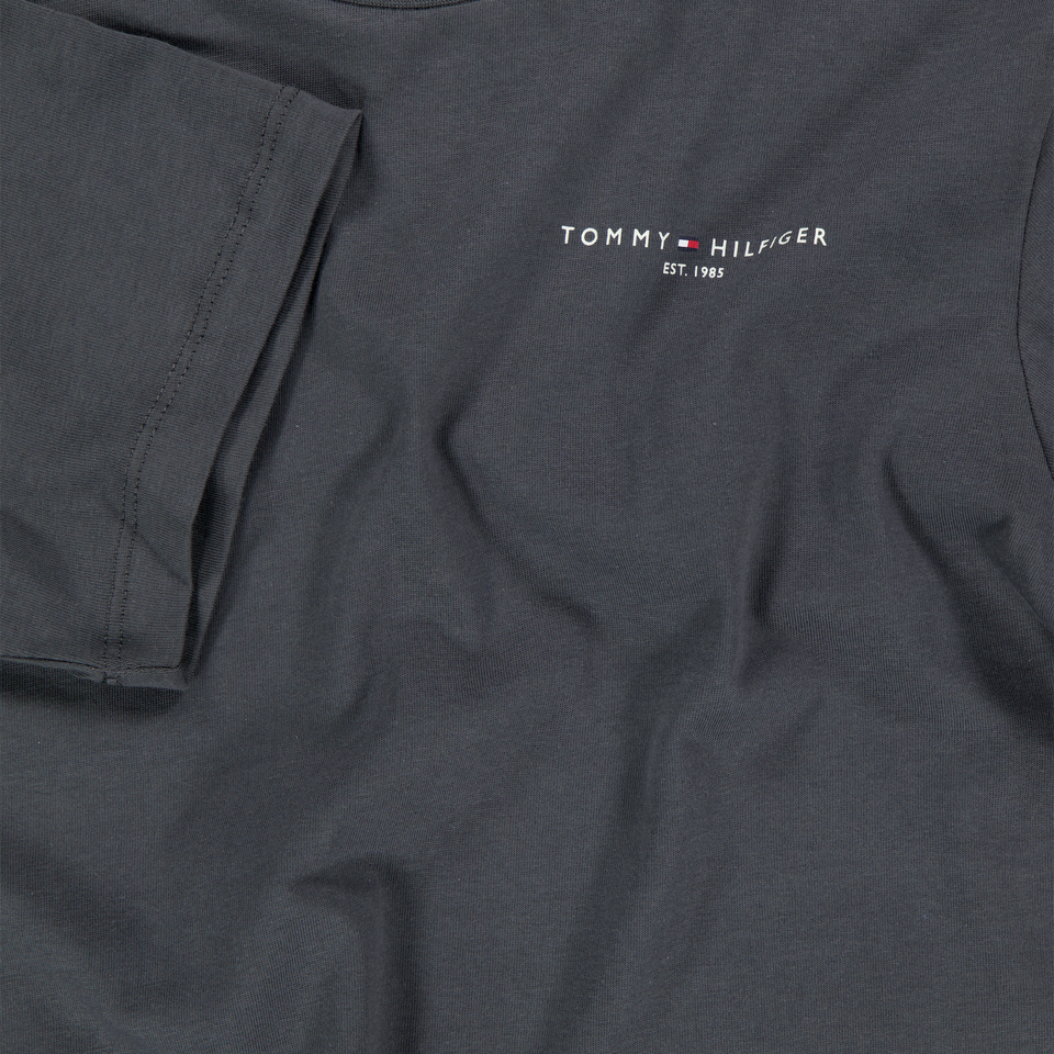 Tommy Hilfiger Kinder Unisex T-Shirt In Zwart