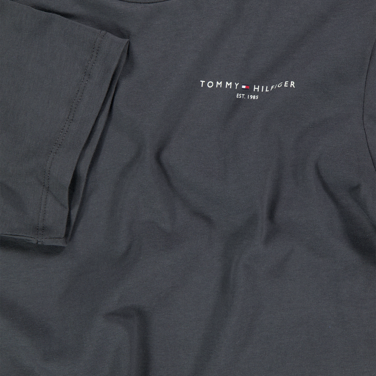 Tommy Hilfiger Ragazzo Unisex Maglietta dentro Nero