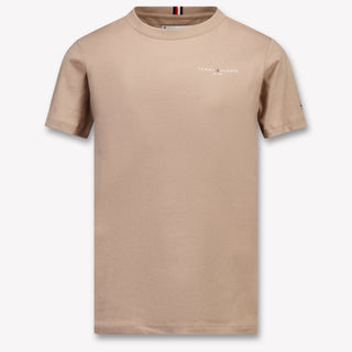Tommy Hilfiger Kinder Unisex T-Shirt In Beige