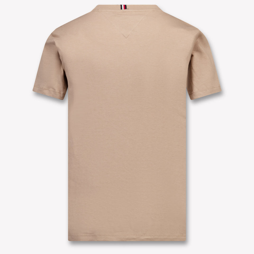 Tommy Hilfiger Kinder Unisex T-Shirt In Beige