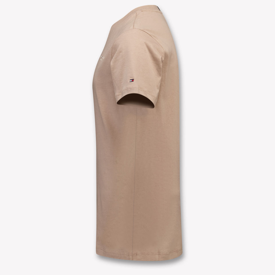 Tommy Hilfiger Kinder Unisex T-Shirt In Beige