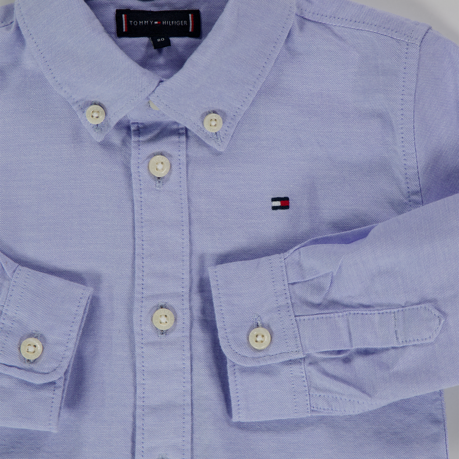 Tommy Hilfiger Bébé Garçons Chemisier Bleu Clair
