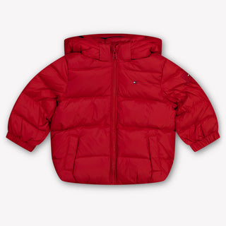 Tommy Hilfiger Bambino Ragazzi Giacca invernale Rosso