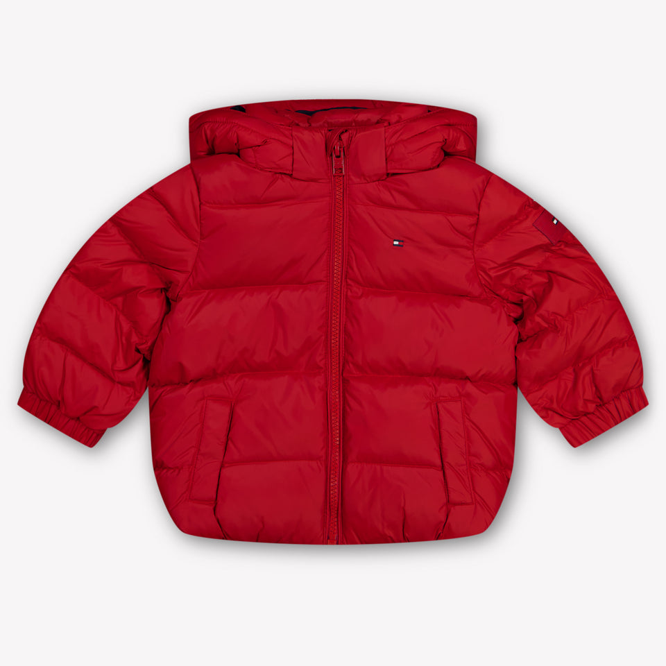 Tommy Hilfiger Bambino Ragazzi Giacca invernale Rosso