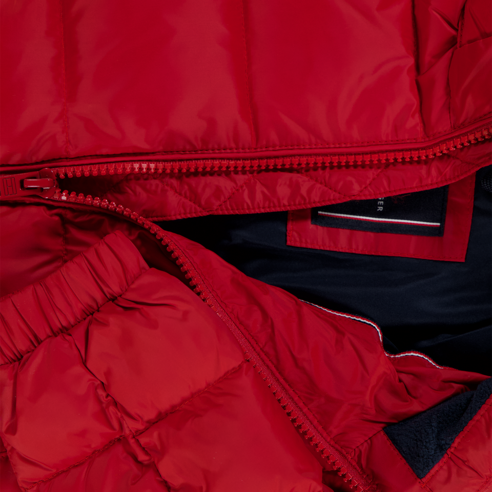 Tommy Hilfiger Bambino Ragazzi Giacca invernale Rosso