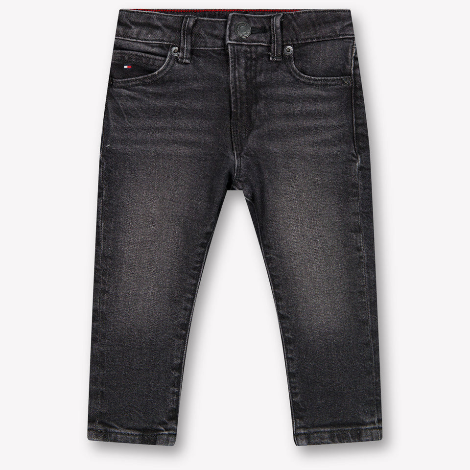 Tommy Hilfiger Bambino Ragazzi Jeans In Nero