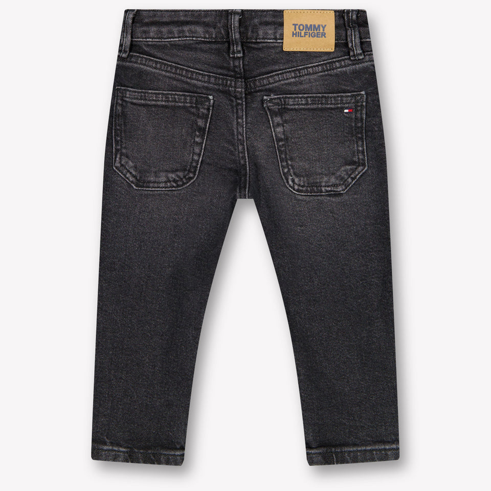 Tommy Hilfiger Bambino Ragazzi Jeans In Nero