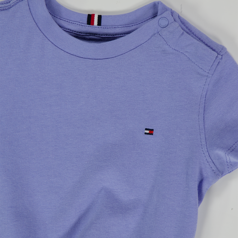 Tommy Hilfiger Bébé Garçons T-shirt Bleu Clair