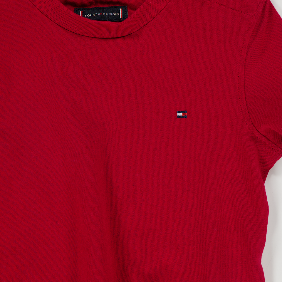 Tommy Hilfiger Bébé Garçons T-shirt Rouge