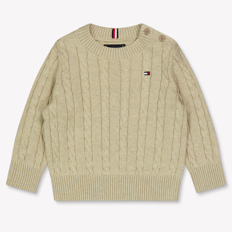 Tommy Hilfiger Baby Jongens Trui In Beige