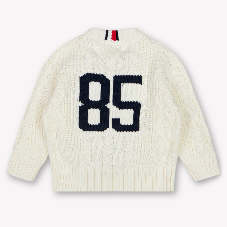 Tommy Hilfiger Baby Jungen Pullover Grauweiß