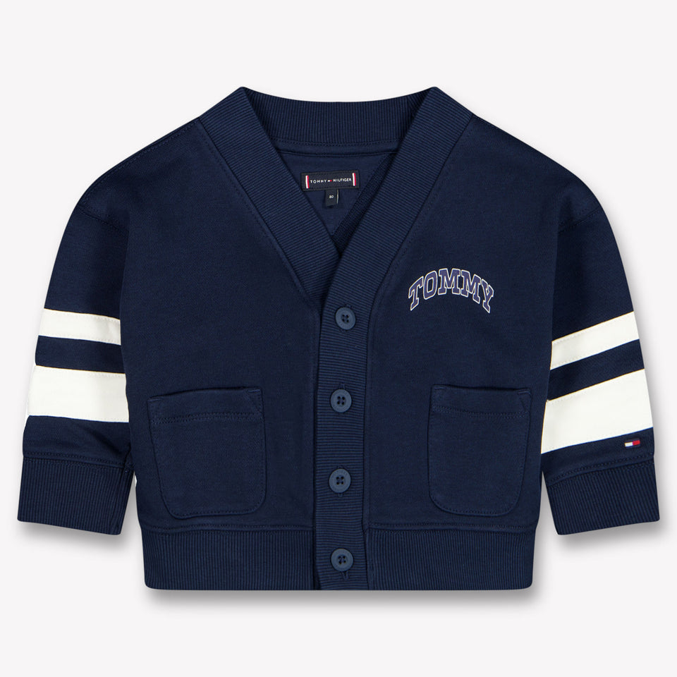 Tommy Hilfiger Baby Jungen Weste Marineblau