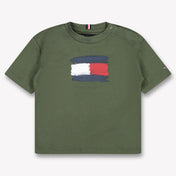 Tommy Hilfiger Bébé Garçons T-shirt Armée