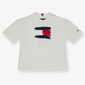Tommy Hilfiger Bebé Chicos Camiseta en Blanco