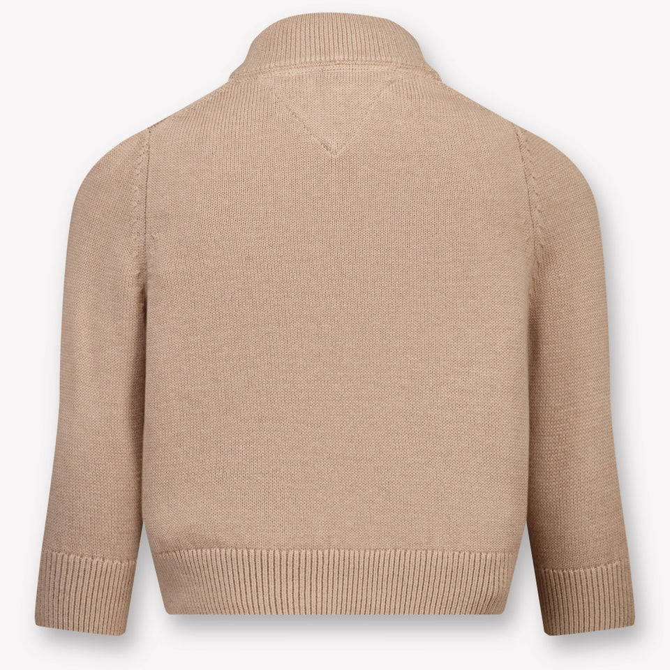 Tommy Hilfiger Baby Jongens Trui In Beige