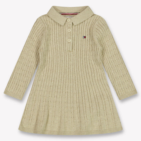 Tommy Hilfiger Bambino Ragazze Vestito Beige