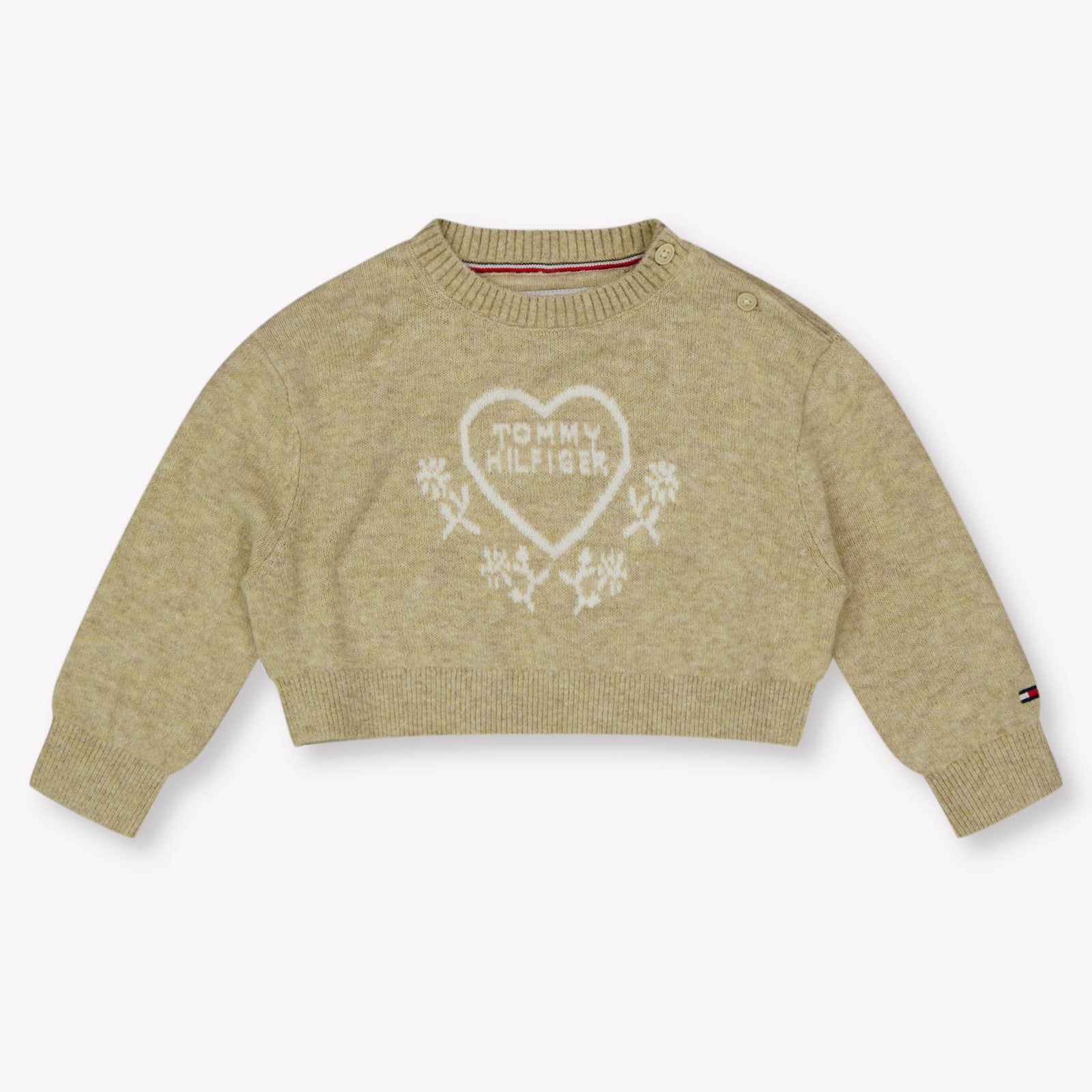 Tommy Hilfiger Baby Girls Sweater  Beige