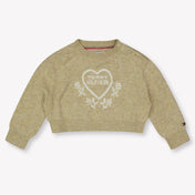 Tommy Hilfiger Bambino Ragazze Maglione in Beige
