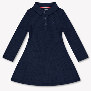Tommy Hilfiger Baby Mädchen Kleid Marineblau