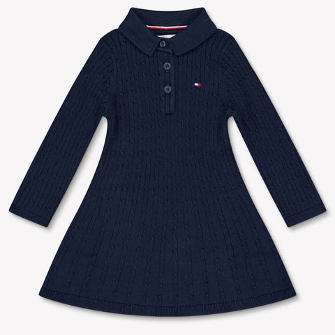 Tommy Hilfiger Bambino Ragazze Vestito Navy