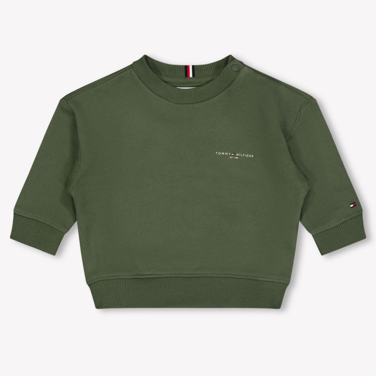 Tommy Hilfiger Bébé Unisexe Pull Armée