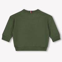 Tommy Hilfiger Bébé Unisexe Pull Armée