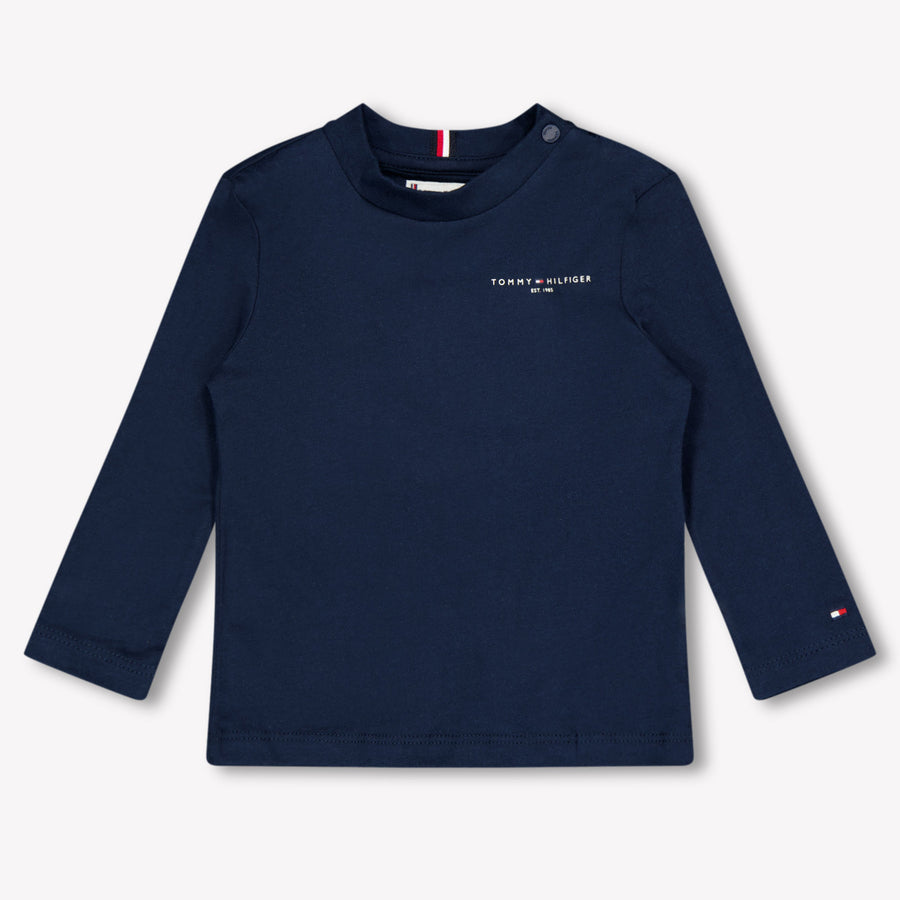 Tommy Hilfiger Bébé Unisexe T-shirt Navy