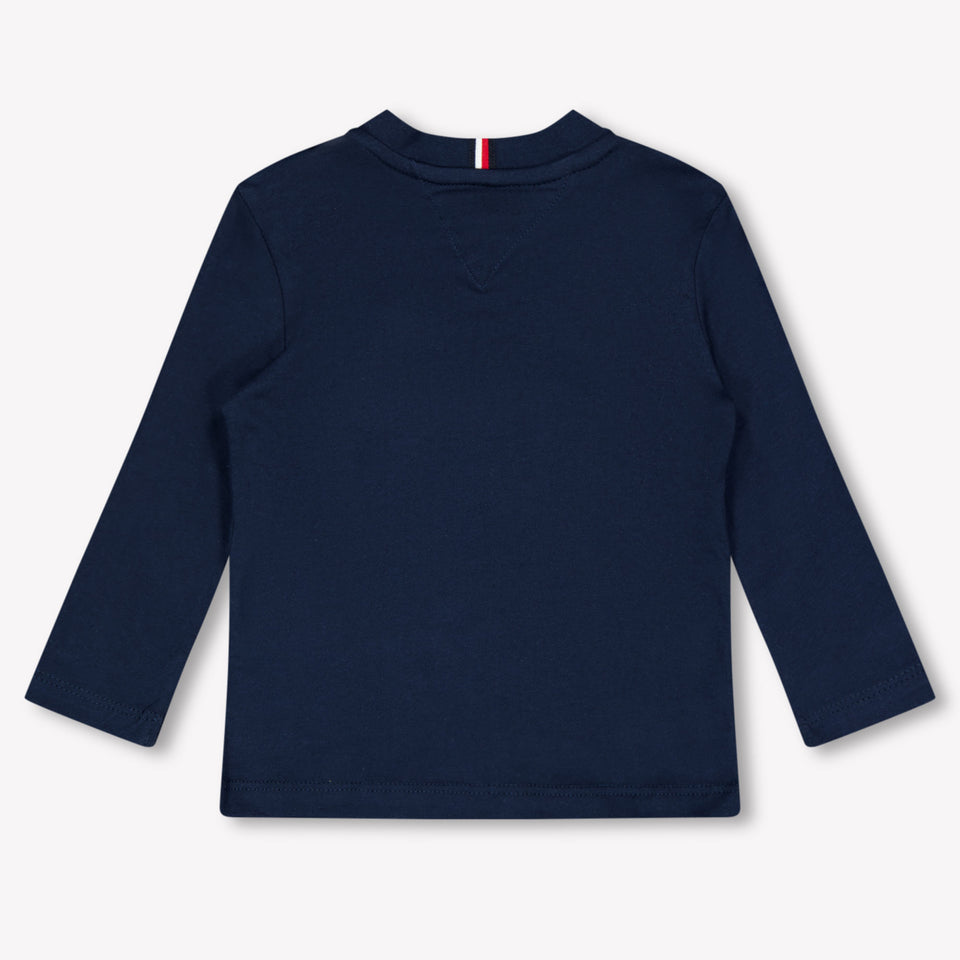 Tommy Hilfiger Bébé Unisexe T-shirt Navy