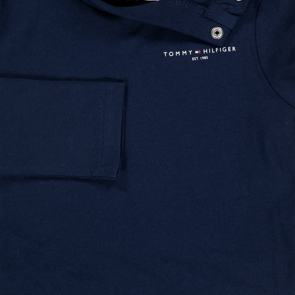 Tommy Hilfiger Bébé Unisexe T-shirt Navy