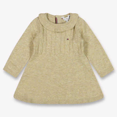 Tommy Hilfiger Bambino Ragazze Vestito Beige