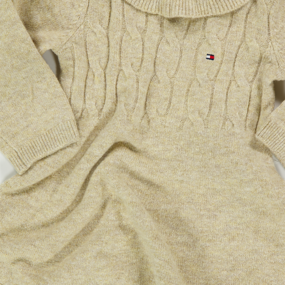 Tommy Hilfiger Bambino Ragazze Vestito Beige