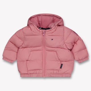 Tommy Hilfiger Bambino Unisex Giacca invernale Rosa