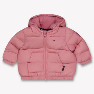 Tommy Hilfiger Bébé Unisexe Veste d'hiver Rose