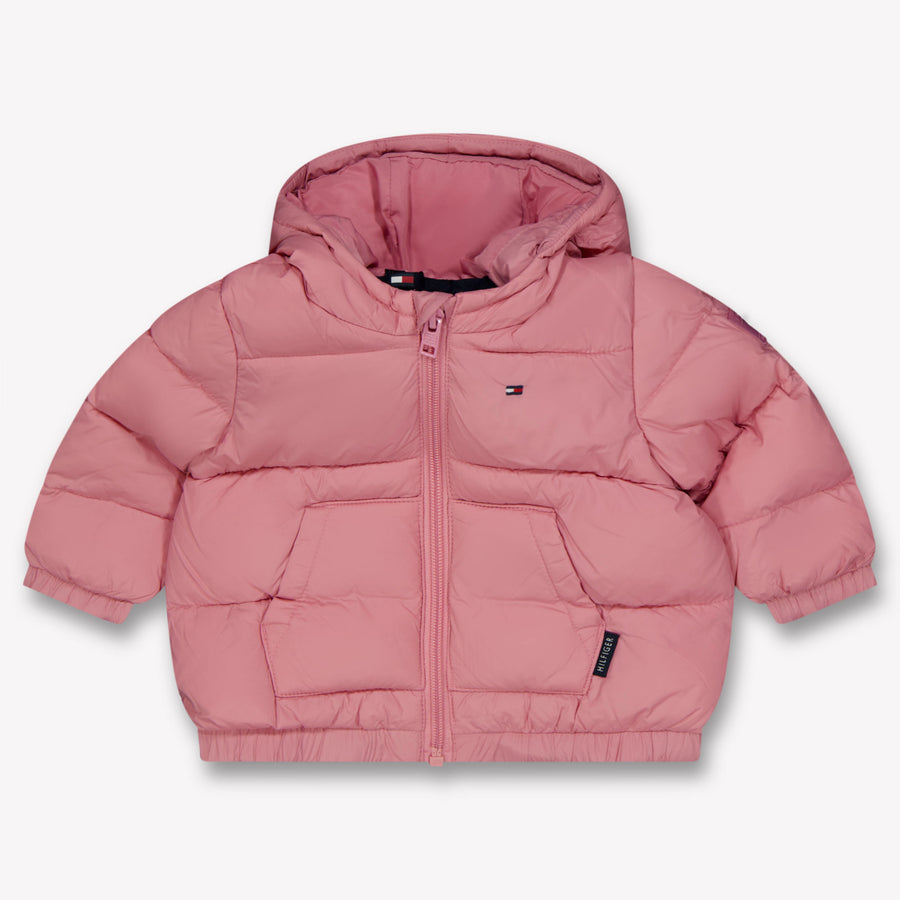 Tommy Hilfiger Bébé Unisexe Veste d'hiver Rose