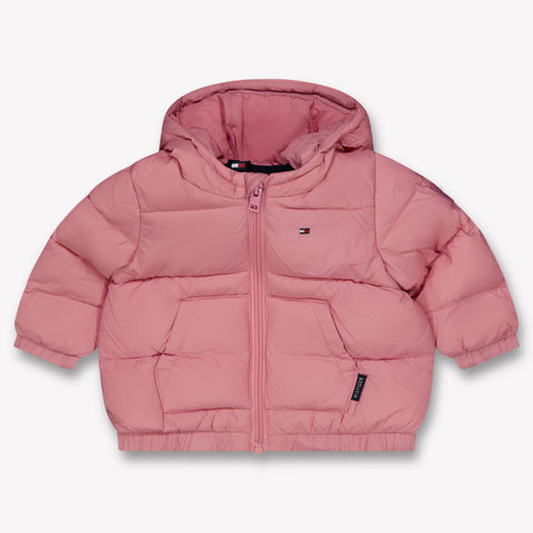 Tommy Hilfiger Bambino Unisex Giacca invernale Rosa