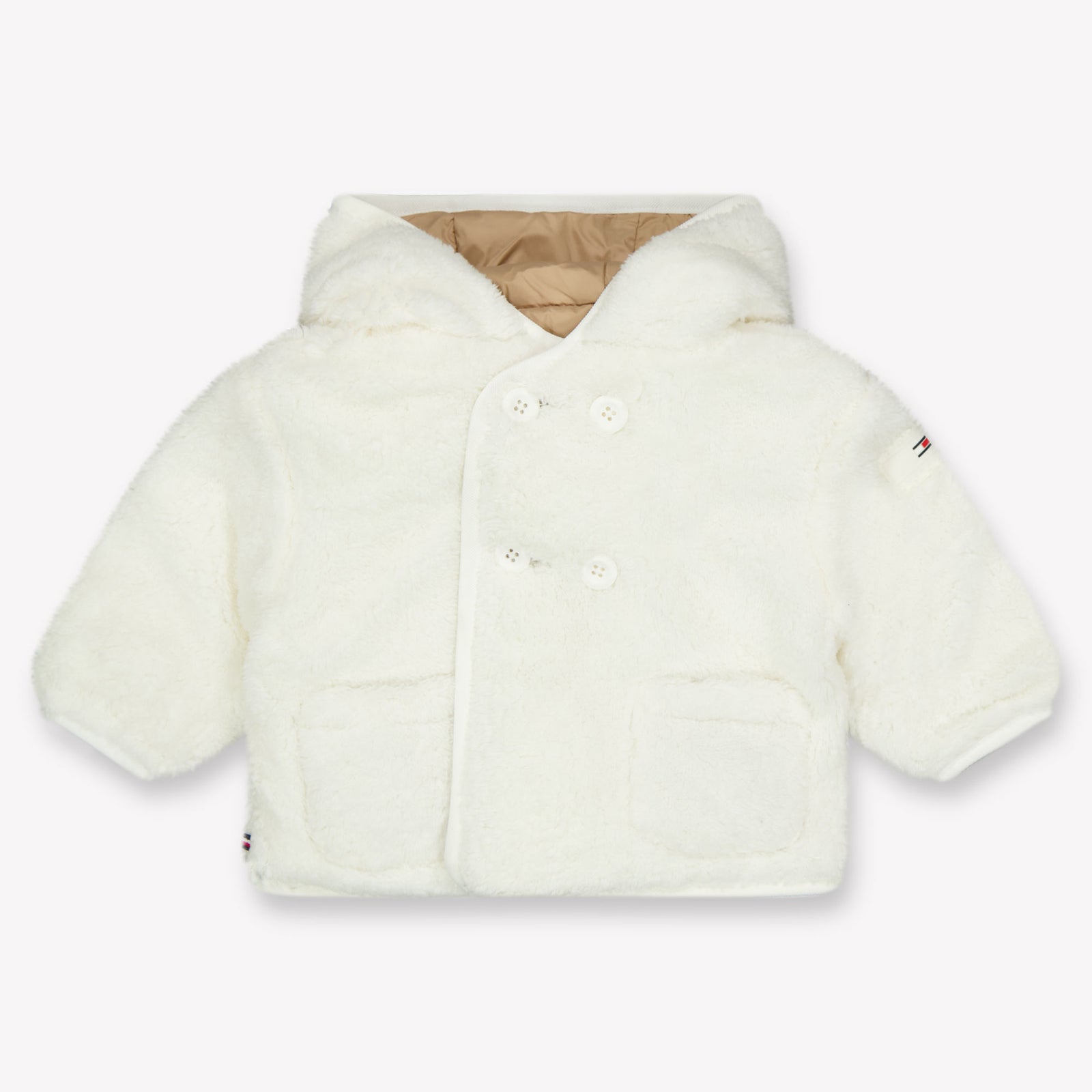 Tommy Hilfiger Bebé Unisex Chaqueta de invierno Blanco Roto