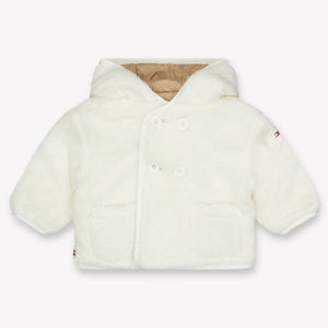 Tommy Hilfiger Bébé Unisexe Veste d'hiver en blanc