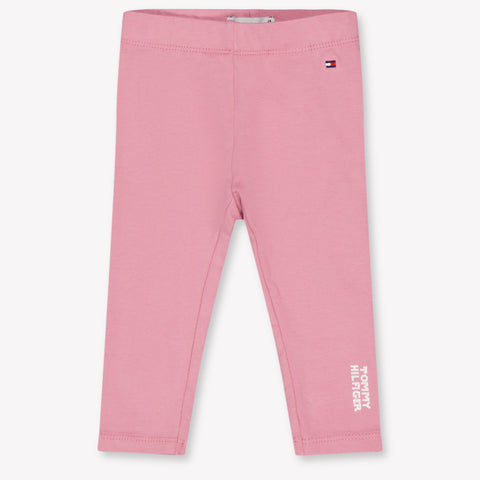 Tommy Hilfiger Bambino Ragazze Leggings in Rosa