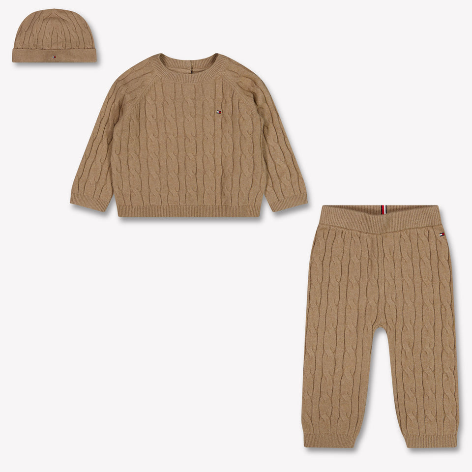 Tommy Hilfiger Baby Unisex Setje In Beige