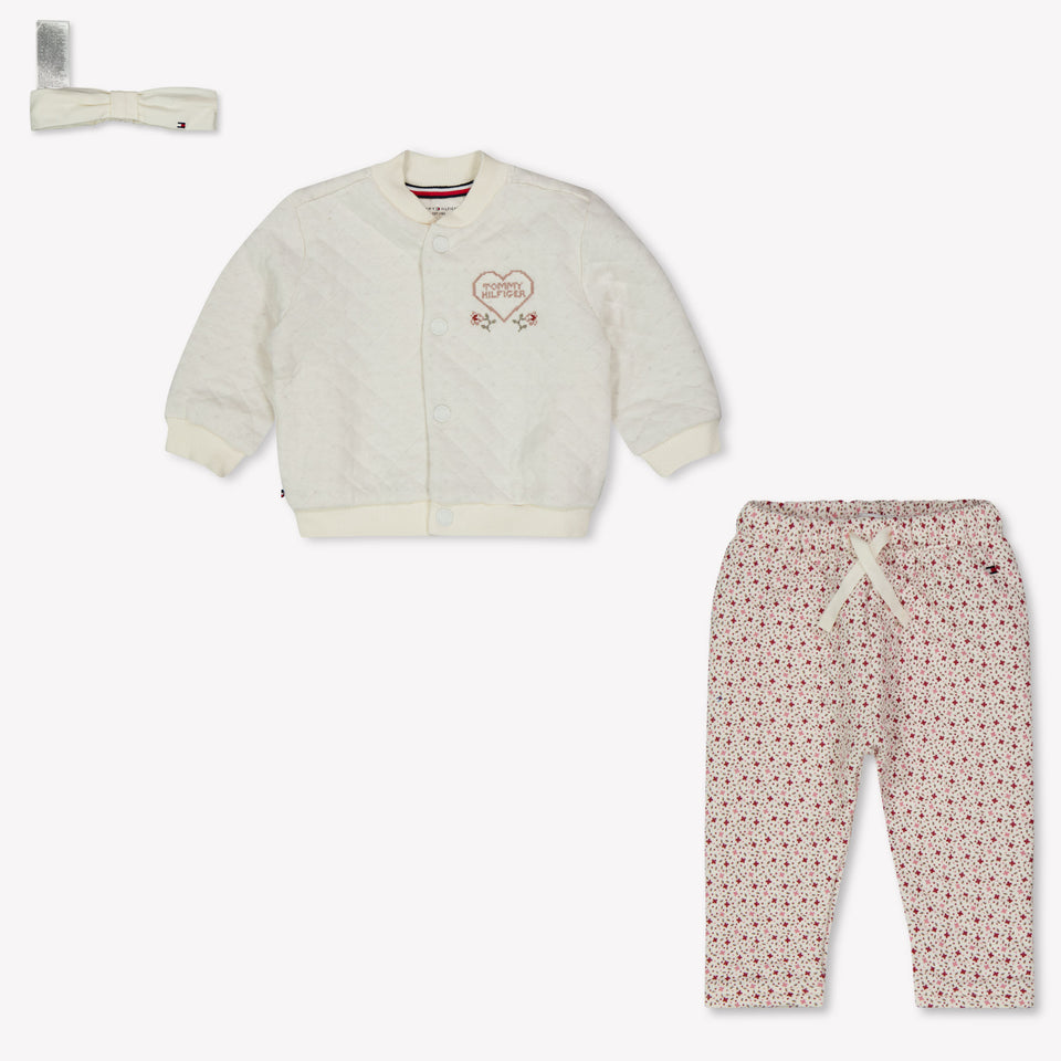 Tommy Hilfiger Baby Girls Set  Offwhite