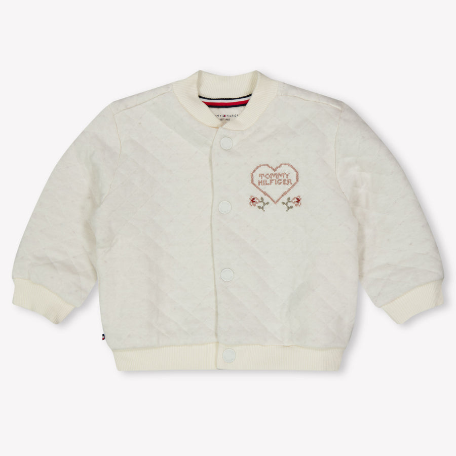 Tommy Hilfiger Bambino Ragazze Immettere Off White