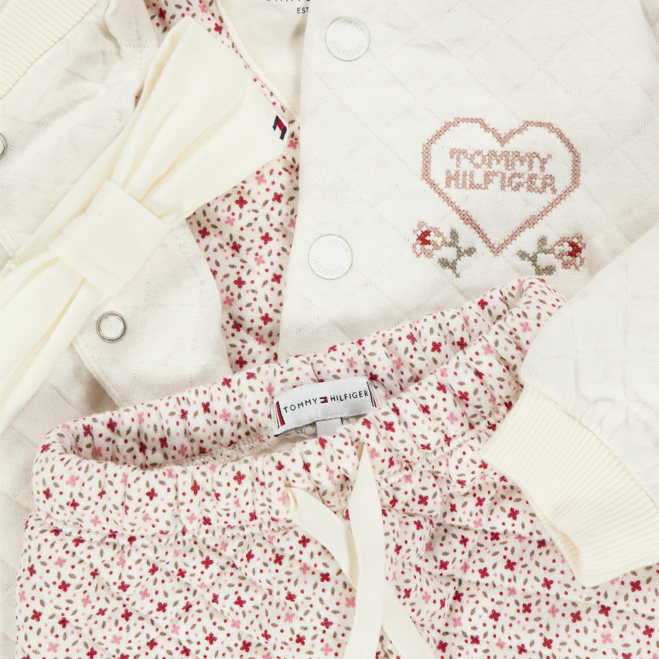 Tommy Hilfiger Baby Girls Set  Offwhite