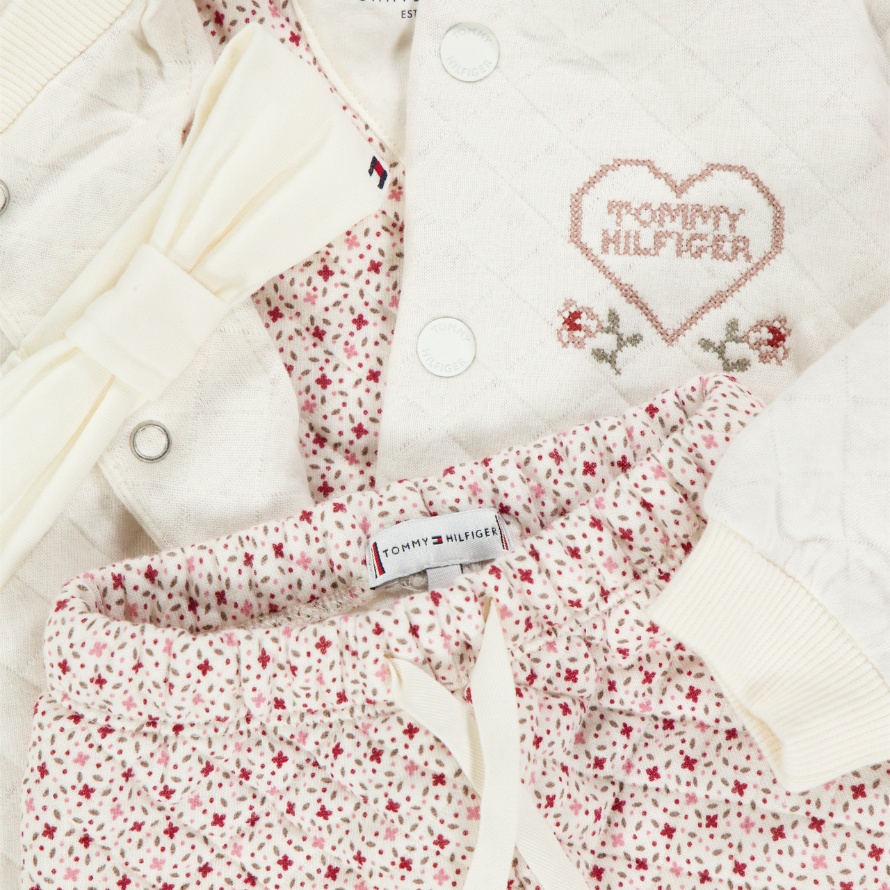 Tommy Hilfiger Bambino Ragazze Immettere Off White