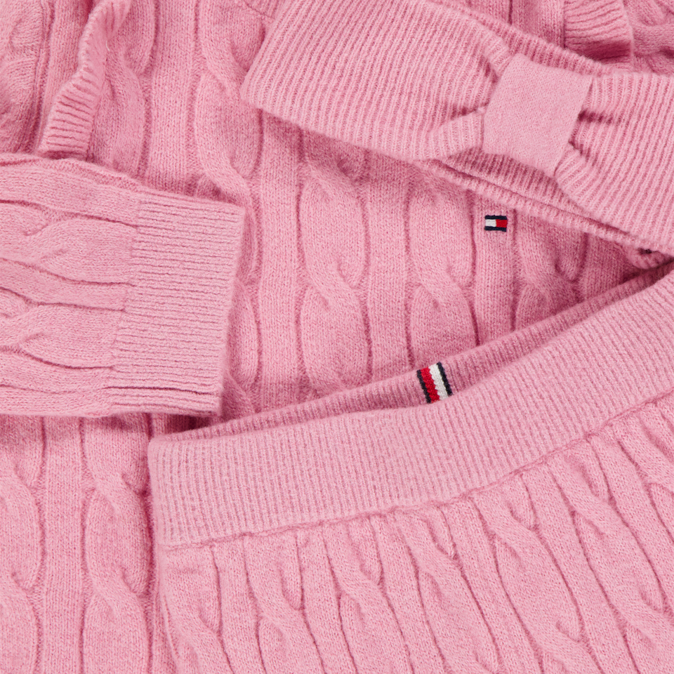 Tommy Hilfiger Bambino Ragazze Immettere Rosa Scuro