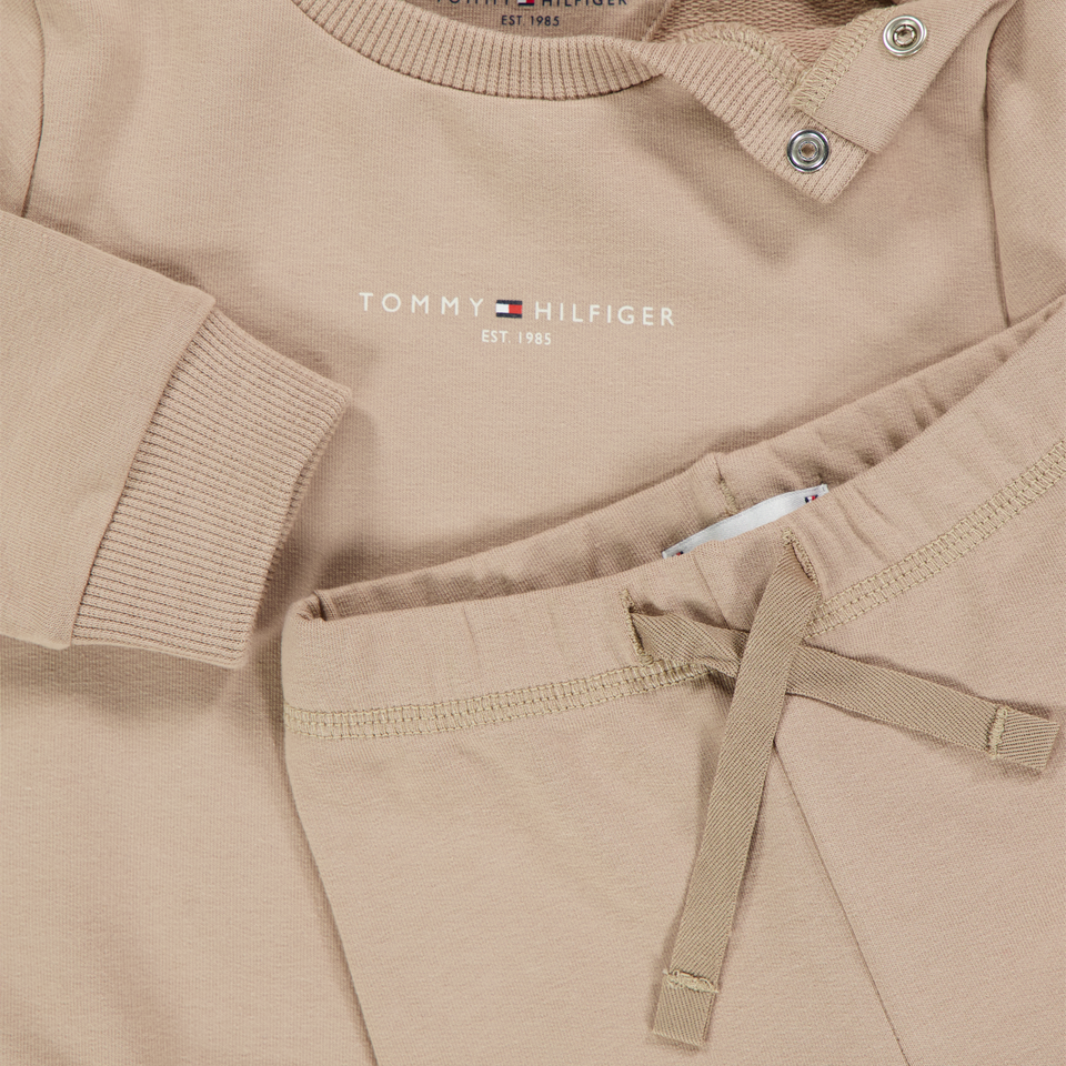 Tommy Hilfiger Bebé Chicos Traje de trote Camel