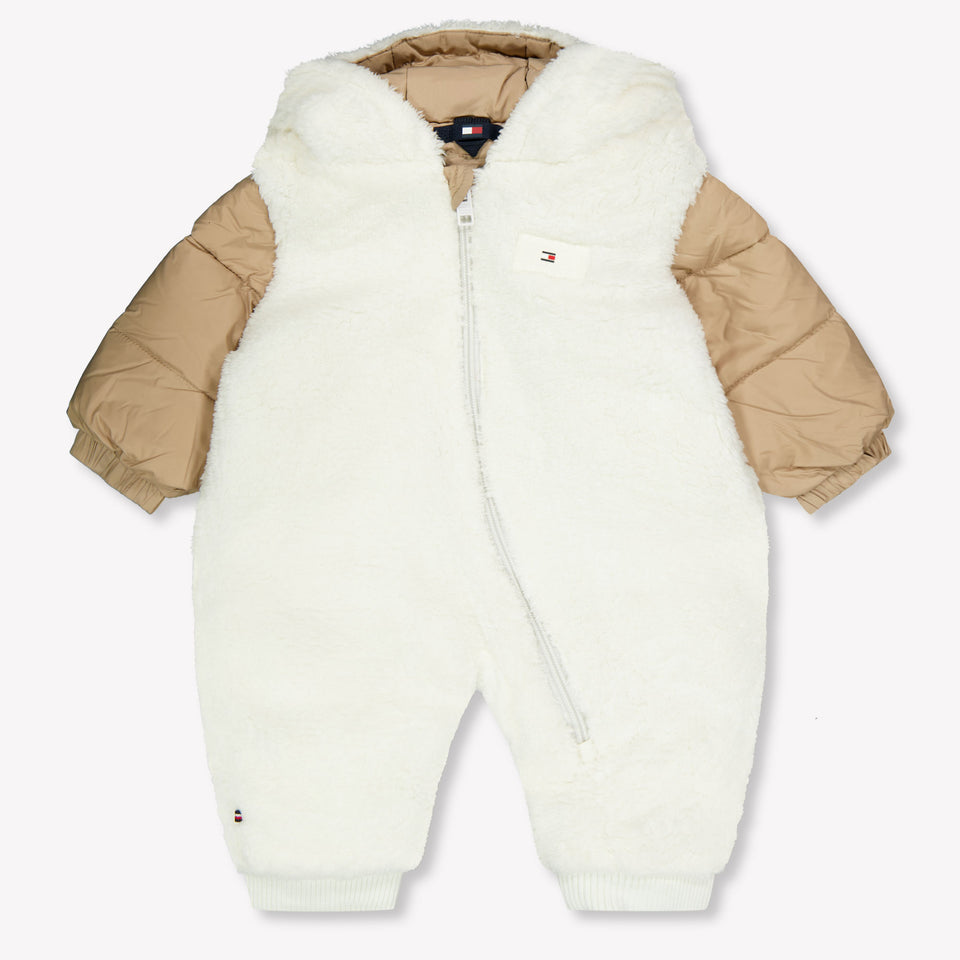 Tommy Hilfiger Bambino Unisex Abiti da sci in Off White