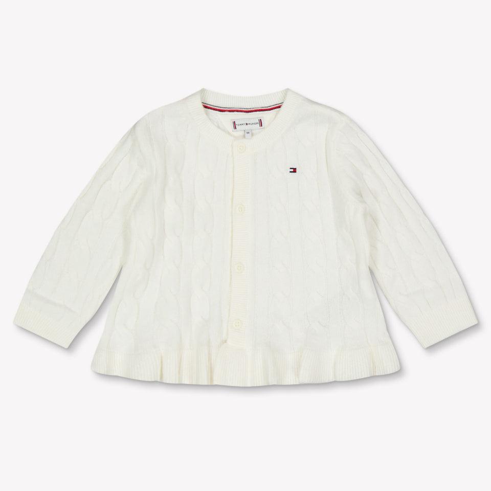 Tommy Hilfiger Bambino Ragazze Maglia Off White