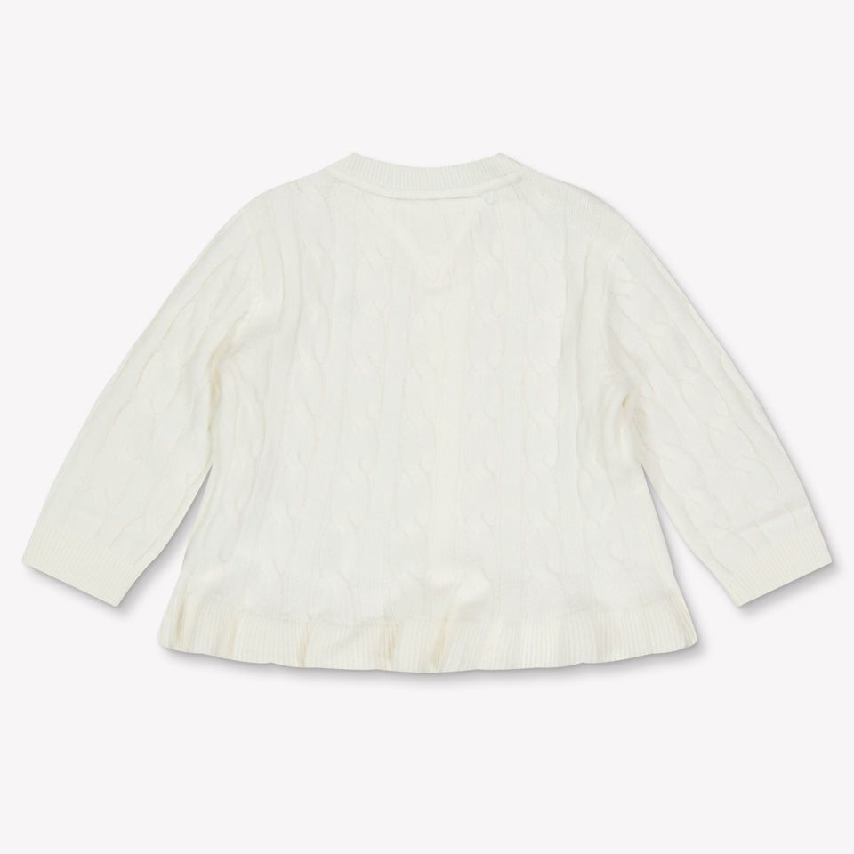 Tommy Hilfiger Bambino Ragazze Maglia Off White