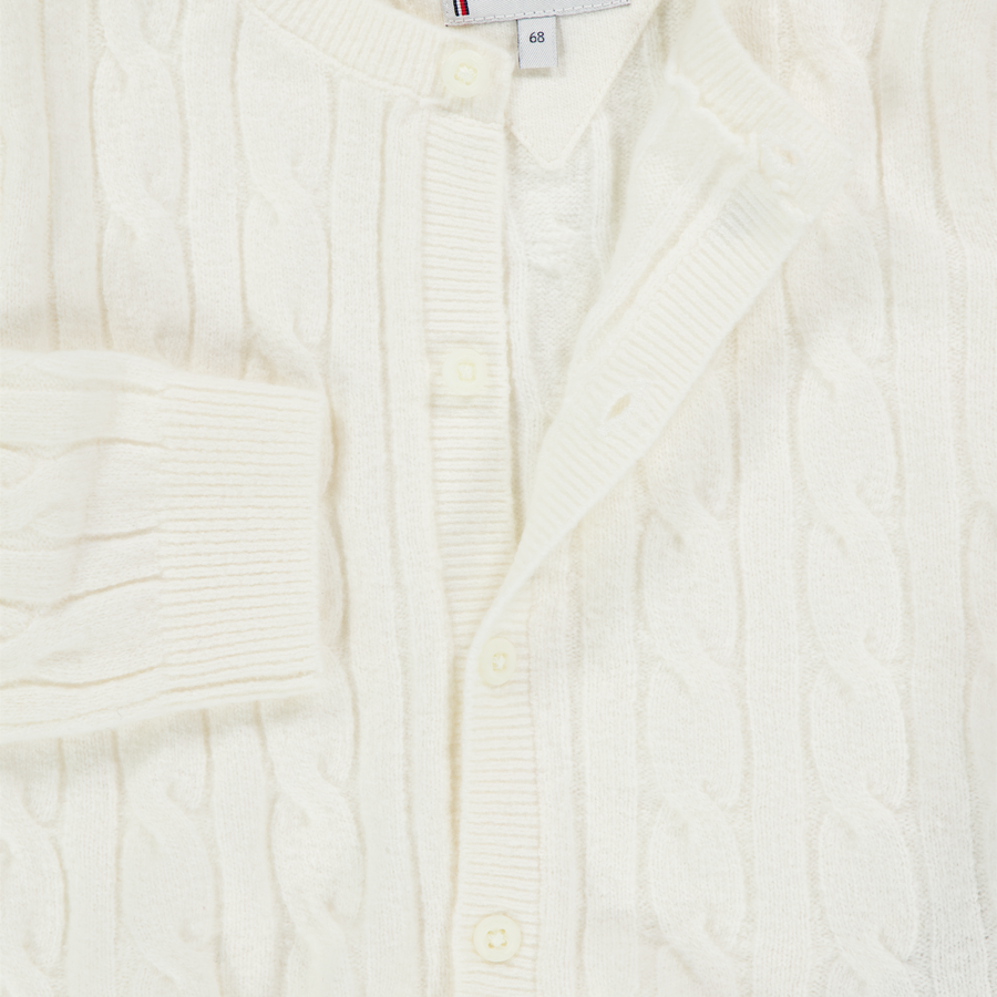 Tommy Hilfiger Bébé Filles Gilet dans le blanc